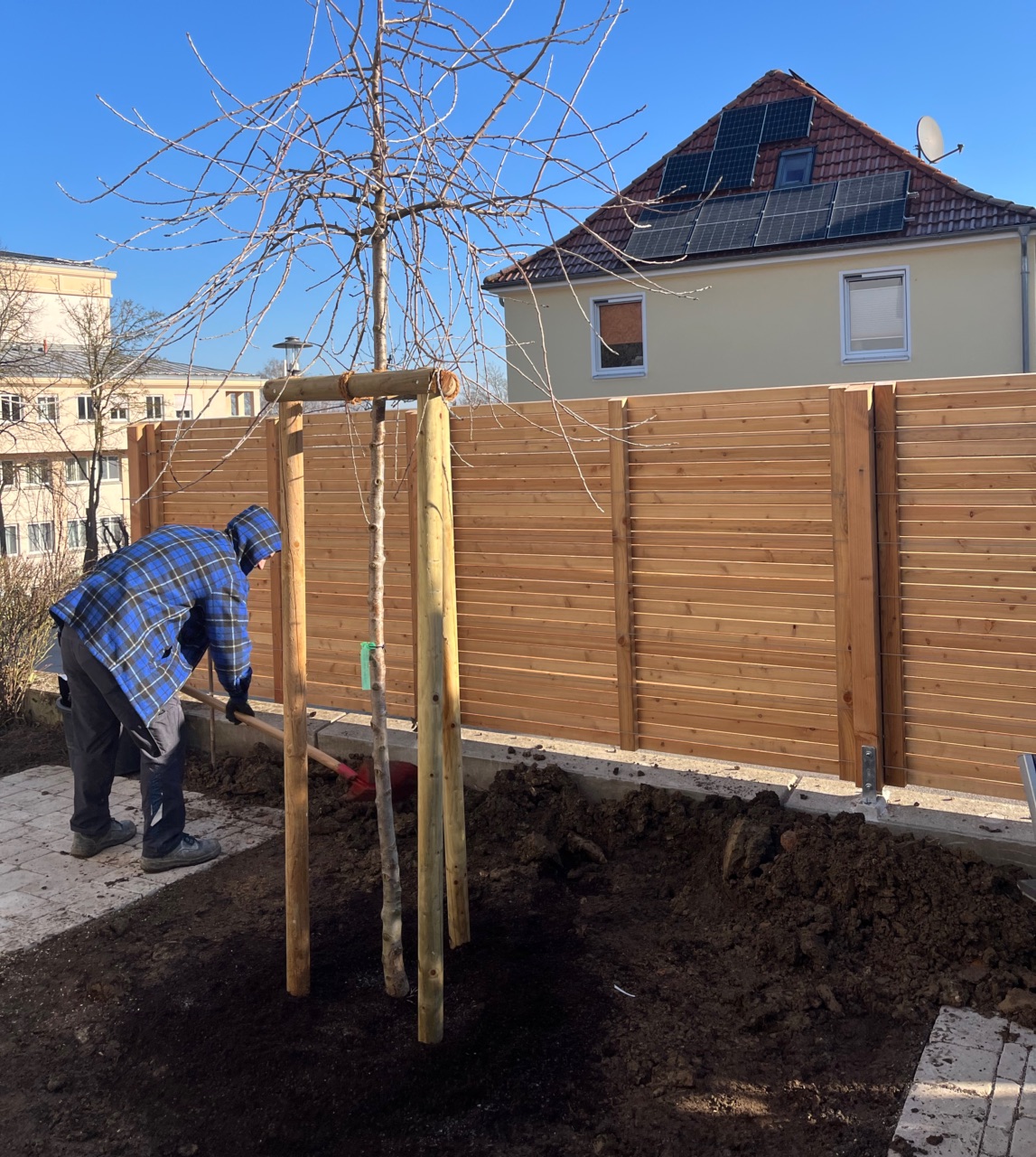 Anlegen von Beeten und Rabatten